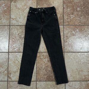 Madewell | The Perfect Vintage Jean in Lunar Wash Black Size 24